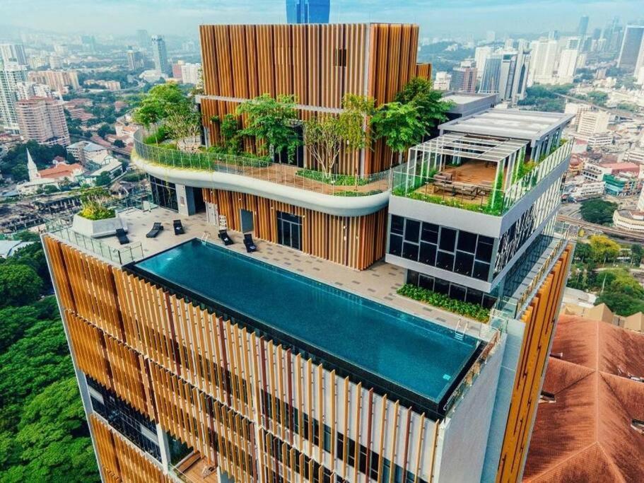 קואלה לומפור Klcc Towerviewsty5Pax At Ceylonzsuites מראה חיצוני תמונה