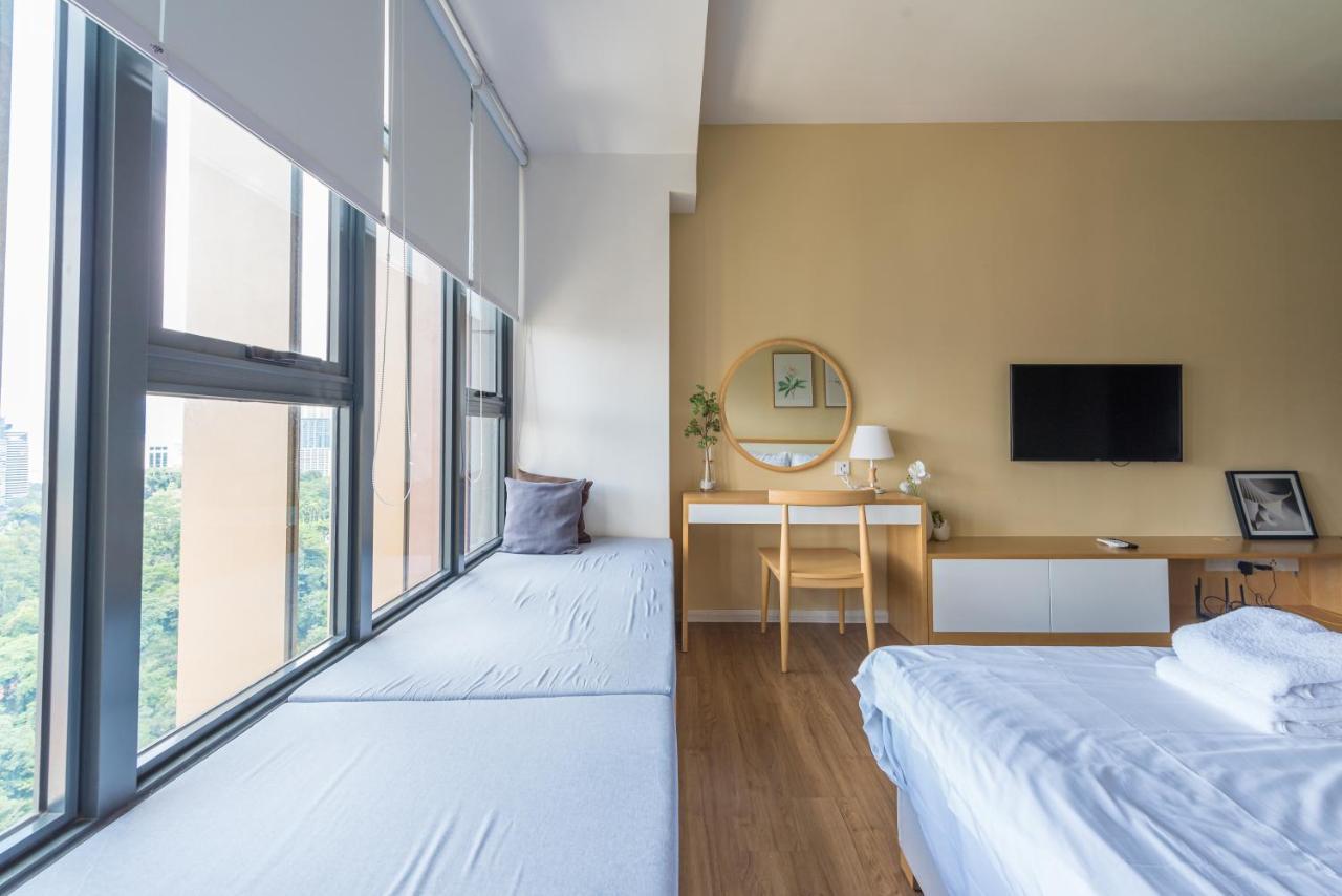 קואלה לומפור Klcc Towerviewsty5Pax At Ceylonzsuites מראה חיצוני תמונה