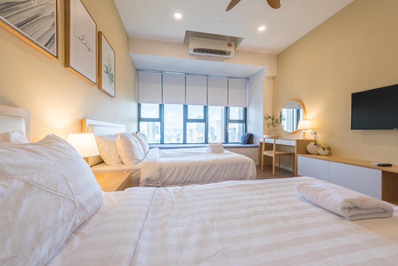 קואלה לומפור Klcc Towerviewsty5Pax At Ceylonzsuites מראה חיצוני תמונה