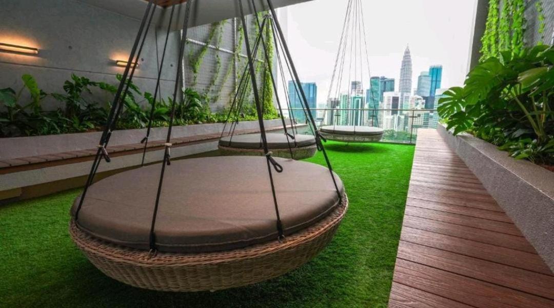 קואלה לומפור Klcc Towerviewsty5Pax At Ceylonzsuites מראה חיצוני תמונה